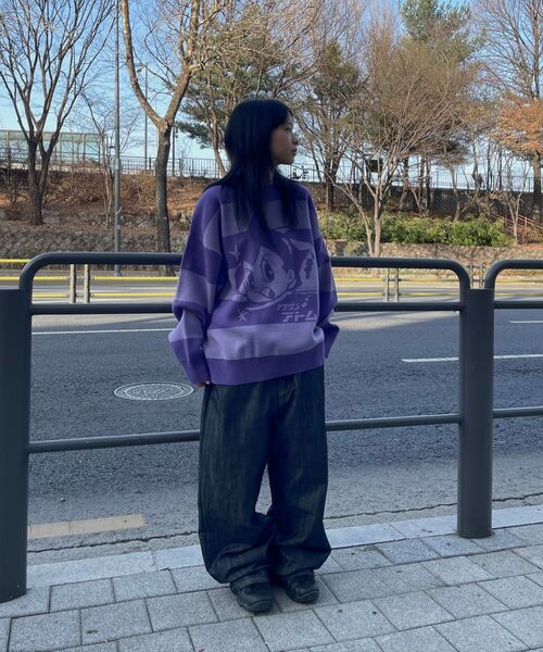 MAINBOOTH（メインブース）の「[アトム] ギャラクシースウェター（パープル）（ニット/セーター・レディース・その他・3/2）」の5枚目の写真
