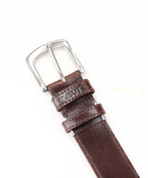 Levi's(リーバイス)の「Levi's(リーバイス)【メンズ】40mm ASHWループベルト(ベルト・メンズ・ブラック/ダークブラウン・フリー)」の3枚目の写真