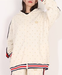 親子お揃い スパークルラインジップパーカー 1186A (ボトムス別売)