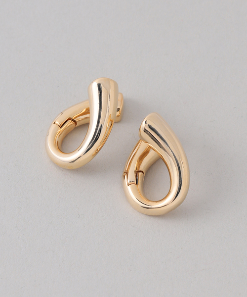 Noble（ノーブル）の「PETIT MOMENTS/プティモーメント Pear Hoops（ピアス（両耳用）・レディース・ゴールド/シルバー・FREE）」の5枚目の写真