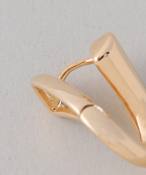 Noble（ノーブル）の「PETIT MOMENTS/プティモーメント Pear Hoops（ピアス（両耳用）・レディース・ゴールド/シルバー・FREE）」の9枚目の写真