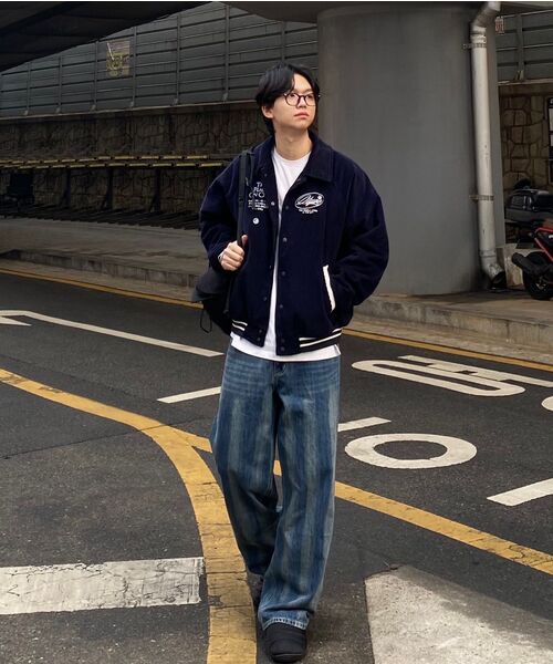 DECET(デケト)の「Stripe Bleach Wide Jeans DCPT049BlueB(デニムパンツ・レディース・その他・26/28/30/32/34)」の7枚目の写真