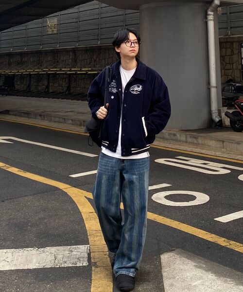 DECET(デケト)の「Stripe Bleach Wide Jeans DCPT049BlueB(デニムパンツ・レディース・その他・26/28/30/32/34)」の8枚目の写真