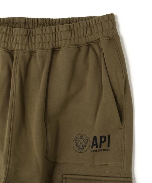 Alpha Industries(アルファインダストリーズ)の「Alpha Industries/アルファインダストリーズ/UNFRM CARGO SWEATPANT/ユニフォーム カーゴ スウェットパンツ(スウェットパンツ・メンズ・ブラック/タン・M/S/L/XL)」の4枚目の写真