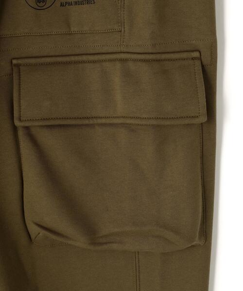 Alpha Industries(アルファインダストリーズ)の「Alpha Industries/アルファインダストリーズ/UNFRM CARGO SWEATPANT/ユニフォーム カーゴ スウェットパンツ(スウェットパンツ・メンズ・ブラック/タン・M/S/L/XL)」の5枚目の写真