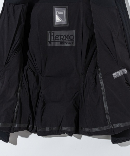HERNO(ヘルノ)の「HERNO NEW IMPACT DOWN JACKET ヘルノ ニューインパクト ダウンジャケット(ダウンジャケット/コート・レディース・ネイビー/ブラック・40/44/42)」の13枚目の写真