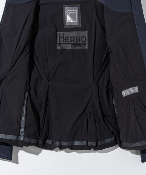 HERNO(ヘルノ)の「HERNO NEW IMPACT DOWN JACKET ヘルノ ニューインパクト ダウンジャケット(ダウンジャケット/コート・レディース・ネイビー/ブラック・40/44/42)」の16枚目の写真