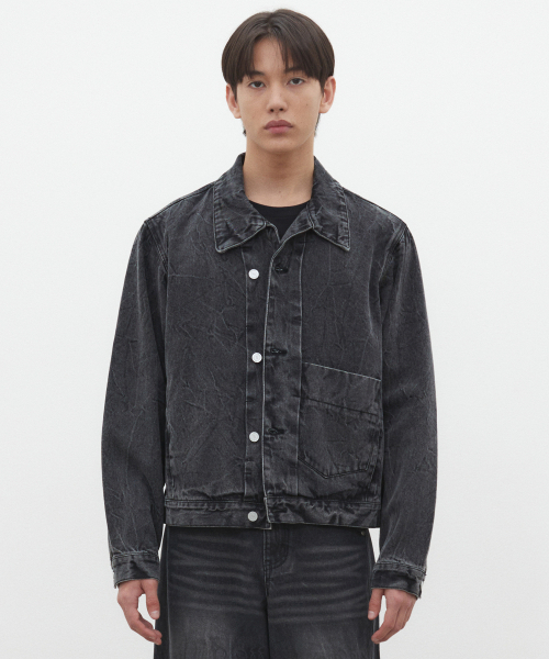 DECET（デケト）の「Dawn Denim Jacket DCJK001Black（デニムジャケット・レディース・その他・MEDIUM/LARGE/X-LARGE）」の2枚目の写真