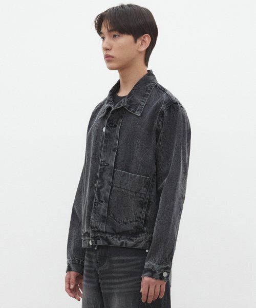 DECET（デケト）の「Dawn Denim Jacket DCJK001Black（デニムジャケット・レディース・その他・MEDIUM/LARGE/X-LARGE）」の3枚目の写真