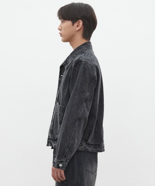 DECET（デケト）の「Dawn Denim Jacket DCJK001Black（デニムジャケット・レディース・その他・MEDIUM/LARGE/X-LARGE）」の4枚目の写真