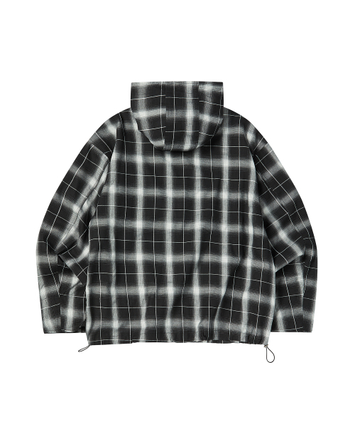 COMONINOZ（コモニノズ）の「OMBRE HOOD BLOUSON [BLACK]（その他アウター・メンズ・ブラック・SMALL/MEDIUM/LARGE）」の3枚目の写真