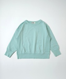 MAKE YOUR DAY（メイクユアデイ）の「ハルイロミニ裏毛無地ガゼットトレーナー■80～140cm（スウェット）」