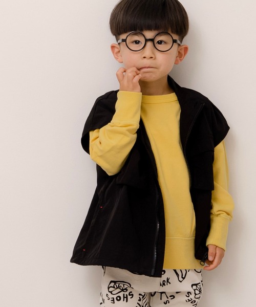 MAKE YOUR DAY（メイクユアデイ）の「ハルイロミニ裏毛無地ガゼットトレーナー■80～140cm（スウェット・キッズ・アイボリー/ラベンダー/ミント/イエロー・80/90/100/110/120/130/140）」の13枚目の写真