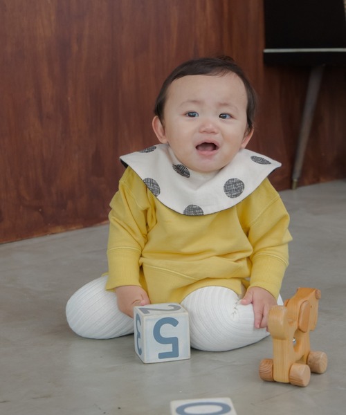 MAKE YOUR DAY（メイクユアデイ）の「ハルイロミニ裏毛無地ガゼットトレーナー■80～140cm（スウェット・キッズ・アイボリー/ラベンダー/ミント/イエロー・80/90/100/110/120/130/140）」の15枚目の写真