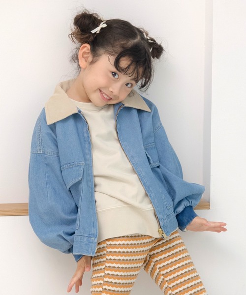 MAKE YOUR DAY（メイクユアデイ）の「ハルイロミニ裏毛無地ガゼットトレーナー■80～140cm（スウェット・キッズ・アイボリー/ラベンダー/ミント/イエロー・80/90/100/110/120/130/140）」の19枚目の写真