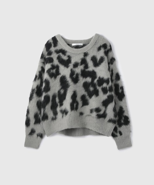 VICKY(ビッキー)の「レオパードJQDシャギーニットプルオーバー(ニット/セーター・レディース・ダークネイビー/グレー系その他・M)」の12枚目の写真