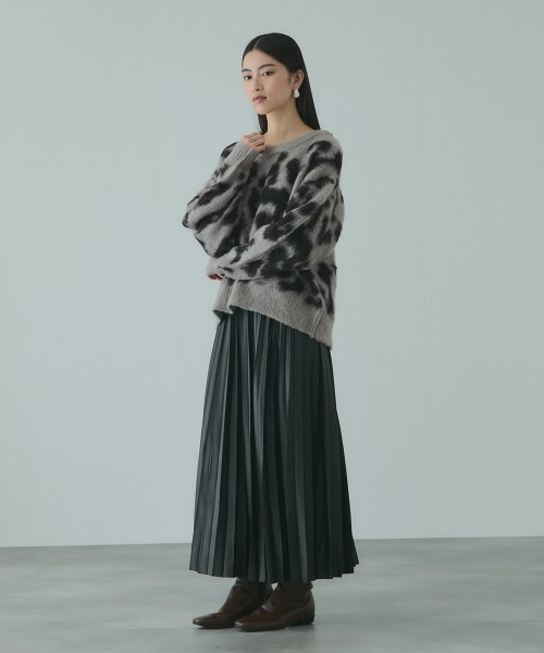 VICKY(ビッキー)の「レオパードJQDシャギーニットプルオーバー(ニット/セーター・レディース・ダークネイビー/グレー系その他・M)」の19枚目の写真
