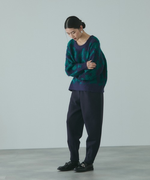VICKY(ビッキー)の「レオパードJQDシャギーニットプルオーバー(ニット/セーター・レディース・ダークネイビー/グレー系その他・M)」の11枚目の写真