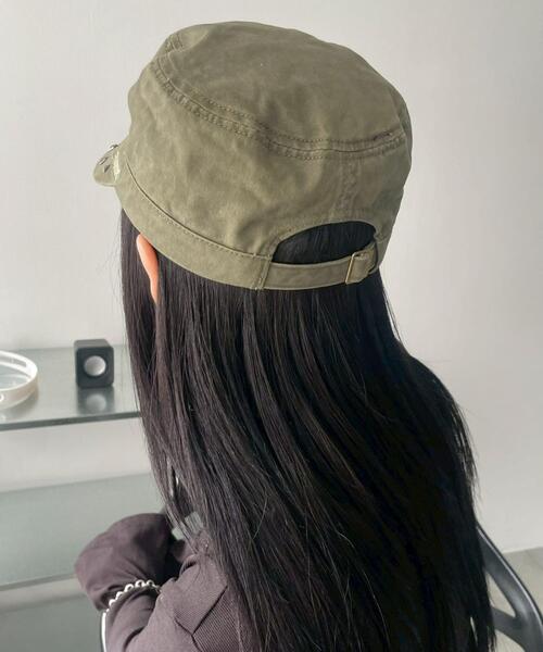 WEGO（ウィゴー）の「WEGO/スタッズワークキャップ（キャップ・レディース・カーキ/ブラック/ブラウン・FREE）」の7枚目の写真