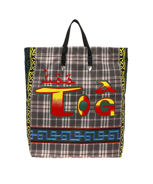 TOGA PULLA（トーガ　プルラ）の「TOGA PULLA Print tote bag TZ252-AG936（ショルダーバッグ・レディース・グレー/ブルー・ONE SIZE）」の4枚目の写真
