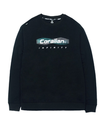 CORALIAN（コラリアン）の「ランオフ ベーシック ビッグロゴ スウェットシャツ メンズ ブラック（スウェット）」