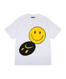 HAND WORK TWO SMILE T-SHIRTS_WH