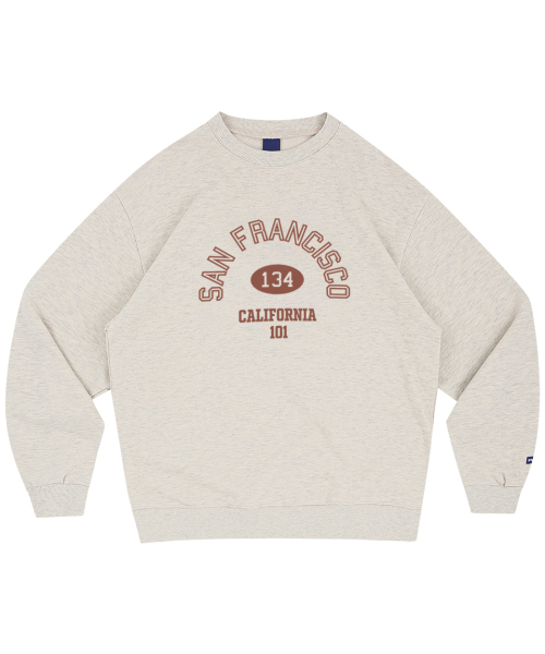 STAFF ONLY(スタッフオンリー)の「SAN FRANCISCO SWEATSHIRTS (MELANGE IVORY)(スウェット・メンズ・その他・MEDIUM/LARGE)」の1枚目の写真