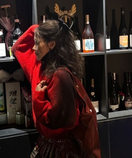 PHOENIX ORIGIN(フェニックス オリジン)の「Large Wax Leather Shoulder Bag - RED(ショルダーバッグ・レディース・その他・FREE)」の14枚目の写真
