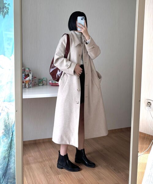 PHOENIX ORIGIN(フェニックス オリジン)の「Large Wax Leather Shoulder Bag - RED(ショルダーバッグ・レディース・その他・FREE)」の13枚目の写真