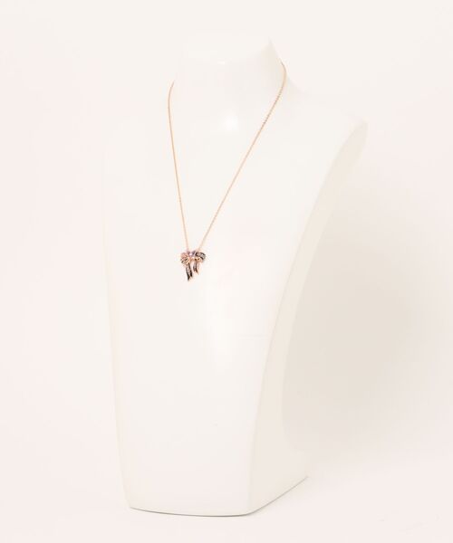 ANNA SUI(アナスイ)の「リボンモチーフ ネックレス(ネックレス・レディース・パープル/ブラック・FREE)」の3枚目の写真