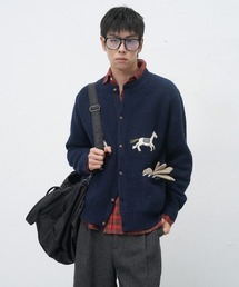 GENERAL IDEA（ジェネラルアイデア）の「【GENERAL IDEA】カウボーイクルーネックカーディガン / COWBOY CREW NECK CARDIGAN（カーディガン/ボレロ）」