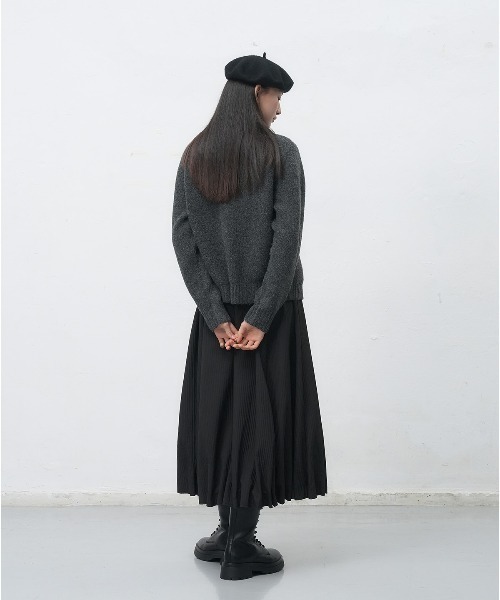 GENERAL IDEA（ジェネラルアイデア）の「【GENERAL IDEA】カウボーイクルーネックカーディガン / COWBOY CREW NECK CARDIGAN（カーディガン/ボレロ・レディース・ブラウン/ライム/ネイビー/チャコール・S/M/L）」の9枚目の写真