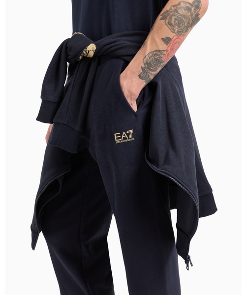 EMPORIO ARMANI EA7（エンポリオアルマーニイーエーセブン）の「<オンライン限定>【エンポリオ アルマーニ EA7】Graphic Series ジョガーパンツ コットン（その他パンツ・メンズ・ネイビー・X-LARGE/XX-LARGE/LARGE/SMALL/X-SMALL）」の4枚目の写真