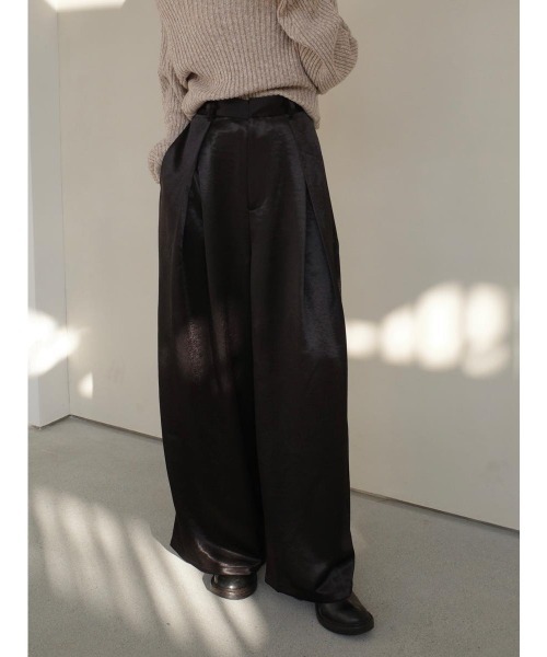 amel(エイメル)の「サテンタックパンツ / ブラック(その他パンツ・レディース・ブラック・FREE)」の16枚目の写真