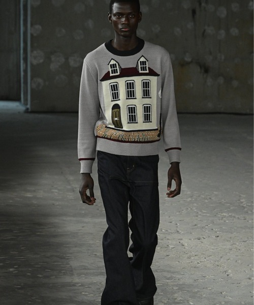 JUNYA WATANABE MAN M ニットセーター Ad 2023 LANDSCAPE PATTERN KNIT（ニット/セーター）｜JUNYA WATANABE MAN