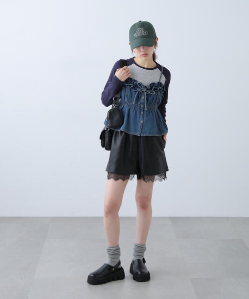 FREE'S MART(フリーズマート)の「◆ラグラン長袖カットソー(Tシャツ/カットソー・レディース・グレー/ホワイト・FREE)」の10枚目の写真