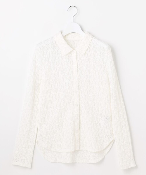 ANY SIS(エニィスィス)の「レース シャツ(シャツ/ブラウス・レディース・ブラック系/ホワイト系・X-SMALL)」の9枚目の写真