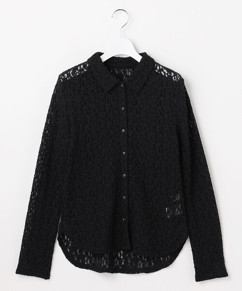 ANY SIS(エニィスィス)の「レース シャツ(シャツ/ブラウス・レディース・ブラック系/ホワイト系・X-SMALL)」の10枚目の写真