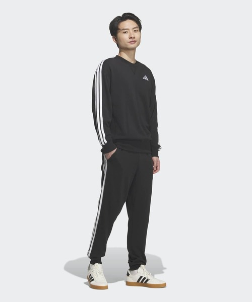 エッセンシャルズ プラス ルーズフィット スリーストライプス フレンチ