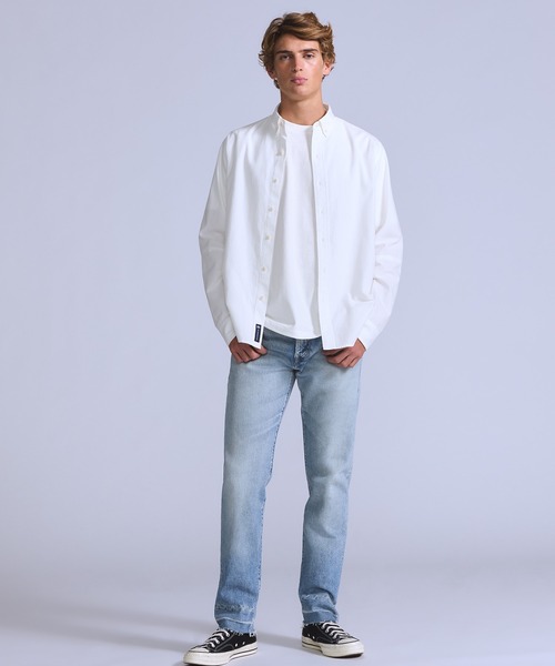 Levi's（リーバイス）の「Levi's/リーバイス BLUETAB(TM) 502(TM) テーパードジーンズ ライトインディゴ MADE IN JAPAN（デニムパンツ・メンズ・ライトインディゴブルー・W36 L32/W34 L32/W32 L32/W30 L32）」の2枚目の写真