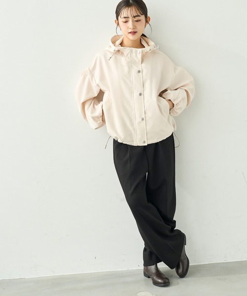 mil（ミル）の「ダンボールスウェット ルーズワイドパンツ【586106】（スウェットパンツ・レディース・ブラック/グレー/ベージュ・FREE/S-Short/S-Regular/M-Short/M-Regular）」の11枚目の写真