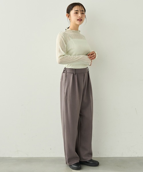 mil（ミル）の「ダンボールスウェット ルーズワイドパンツ【586106】（スウェットパンツ・レディース・ブラック/グレー/ベージュ・FREE/S-Short/S-Regular/M-Short/M-Regular）」の22枚目の写真