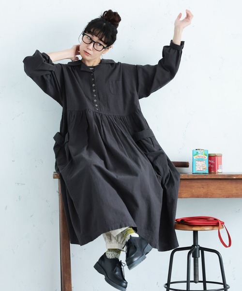 soulberry(ソウルベリー)の「私の黒猫ワンピース(ワンピース・レディース・スミクロ・M/L/LL/3L)」の8枚目の写真
