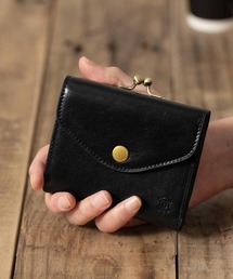 BELLIES YORK（ベリーズヨーク）の「【BELLIES YORK ベリーズヨーク】イタリア牛革 がま口財布 二つ折財布（財布）」