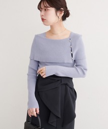 natural couture | オフショルデザインニット(ニット/セーター)