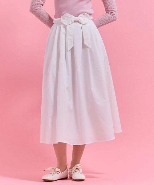 TOCCA(トッカ)の「BLUSH CHARM SKIRT スカート(スカート・レディース・アイボリー系/ピンク系/ブラック系・0/4)」の6枚目の写真