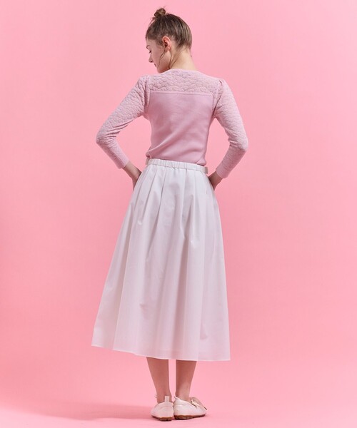 TOCCA(トッカ)の「BLUSH CHARM SKIRT スカート(スカート・レディース・アイボリー系/ピンク系/ブラック系・0/4)」の12枚目の写真