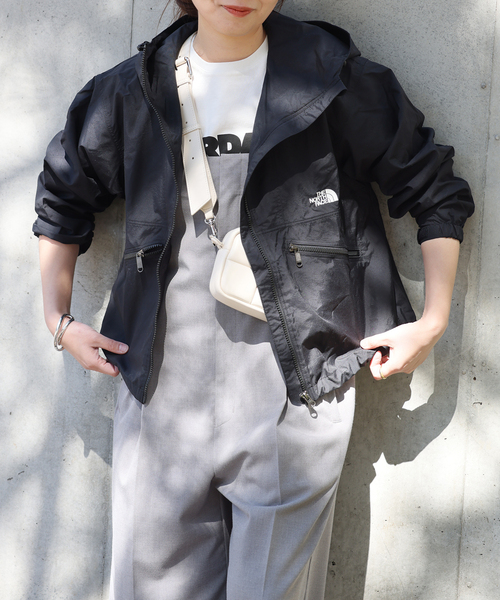 THE NORTH FACE（ザノースフェイス）の「《追加》【THE NORTH FACE/ ザノースフェイス】Short Compact Jacket（ナイロンジャケット・レディース・ブラック/アイボリー/カーキ・LARGE）」の16枚目の写真