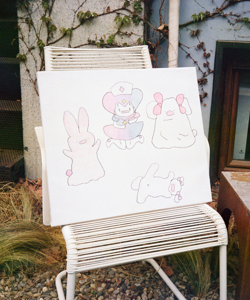 NICE GHOST CLUB（ナイスゴーストクラブ）の「MIMICHAN CRYING FFOME TEE_IVORY(NG2FMFT593C)（Tシャツ/カットソー・レディース・アイボリー・FREE）」の7枚目の写真