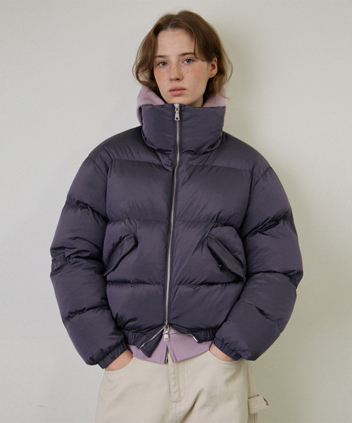 HANE(ハネ)の「コアプファーパディングジャンパー_Cyber Grape(ダウンジャケット/コート・レディース・その他・S/M)」の1枚目の写真